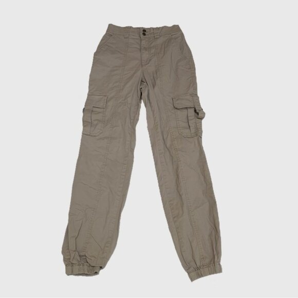 Pants - Garage Y2K-Style Tan Jogger Cargo Pants